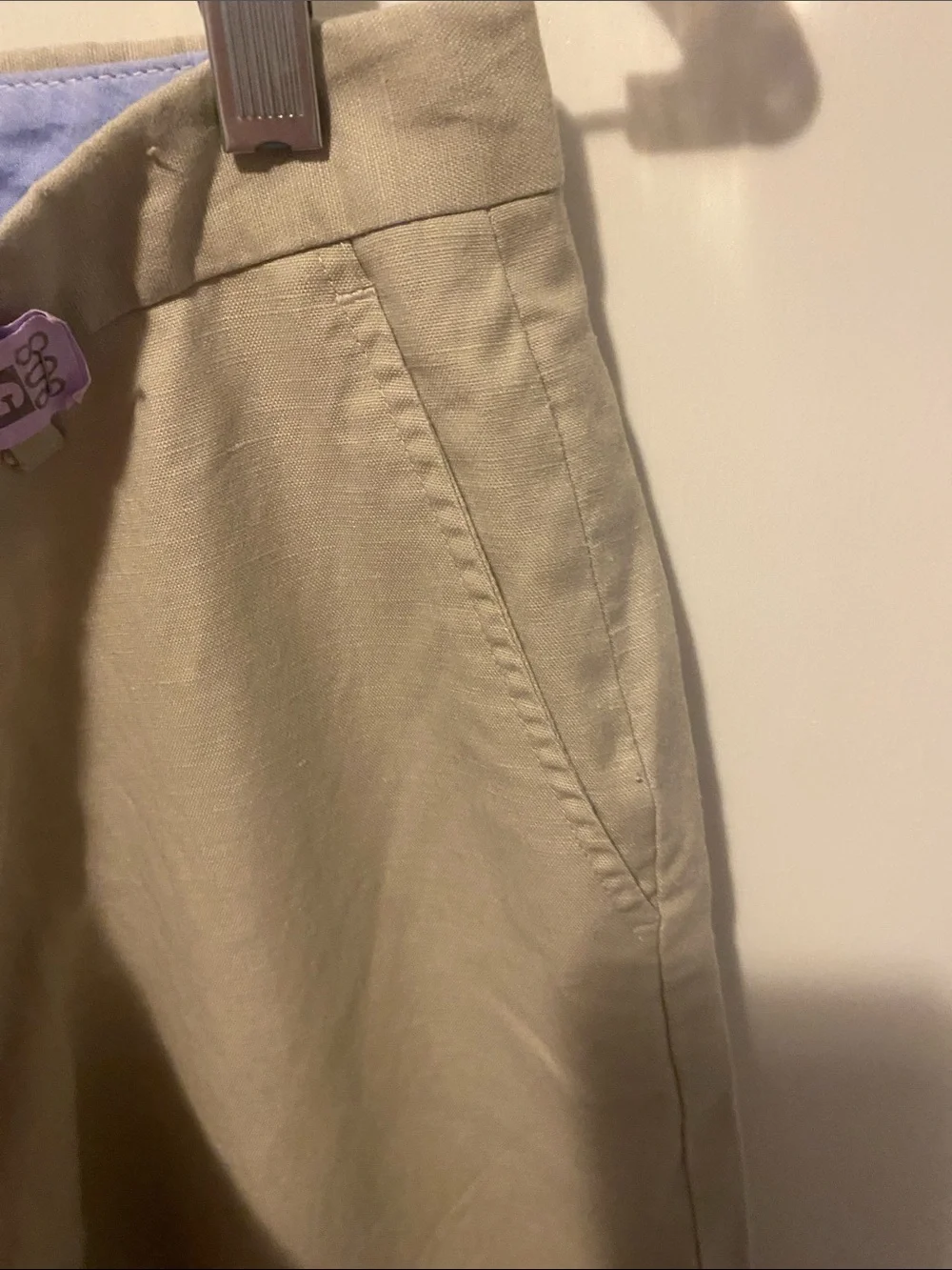 Nautica Boys Khaki Tan Straight-Leg Casual Pants